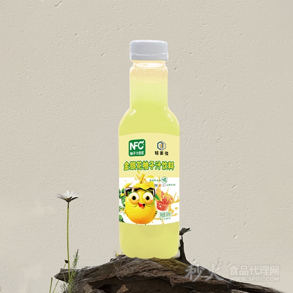 轻菲引金银花柚子汁饮料500ml