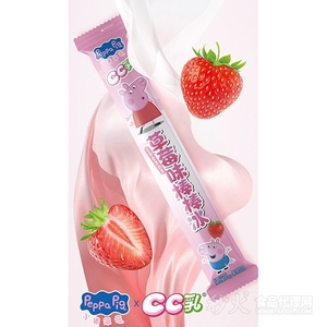 小猪佩奇CC乳草莓味棒棒冰78g