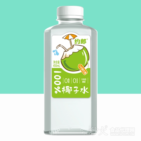 约郎椰子水方瓶450ml