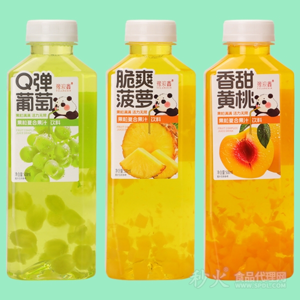 豫浪鑫果粒果汁饮料500ml