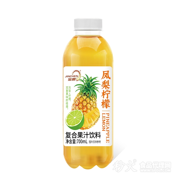 金晨凤梨柠檬复合果汁饮料700ml