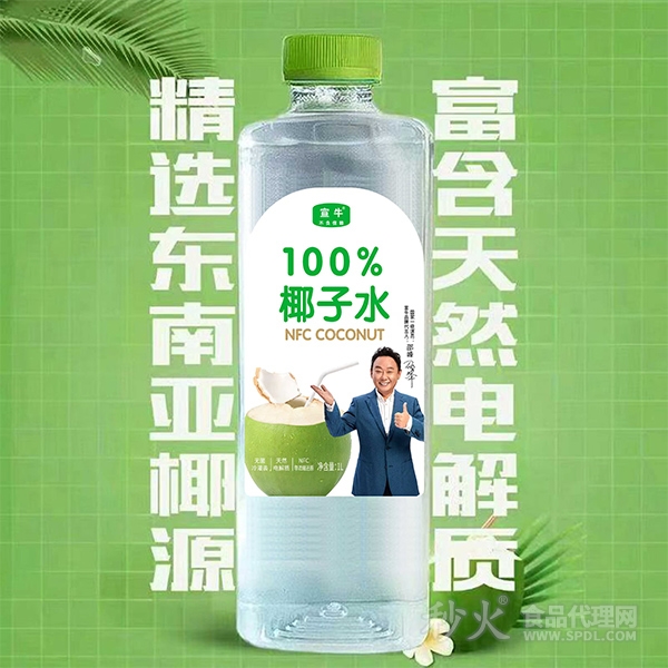 宣牛椰子水1L