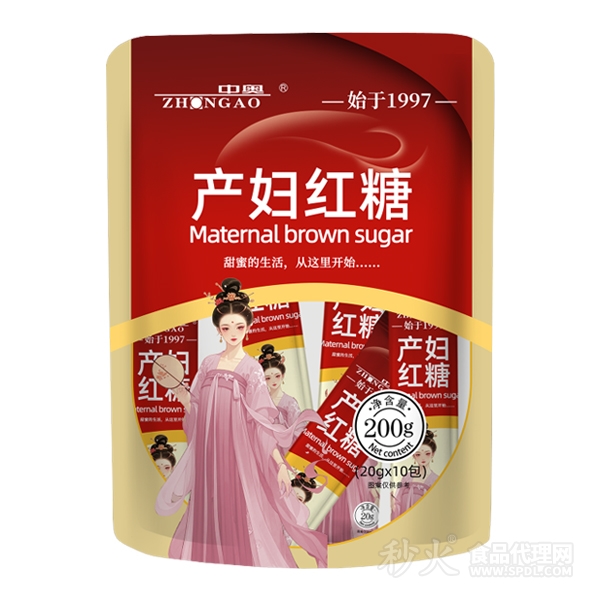 中奥产妇红糖袋装200g