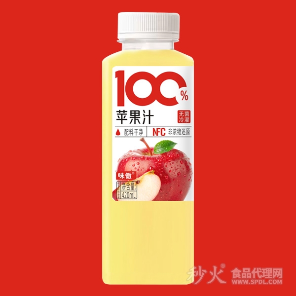 味傲苹果汁饮品420ml