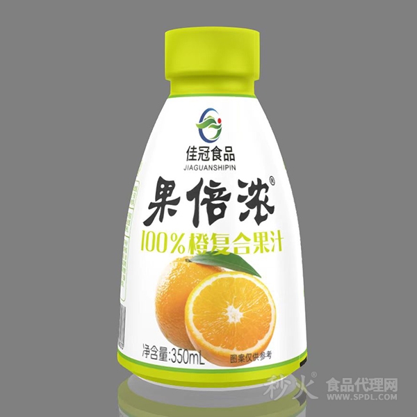 佳冠食品果倍浓橙复合果汁350ml