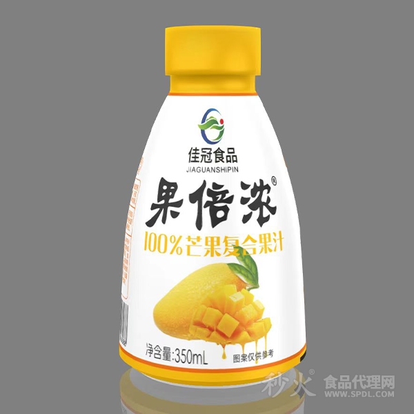 佳冠食品果倍浓芒果复合果汁饮料350ml