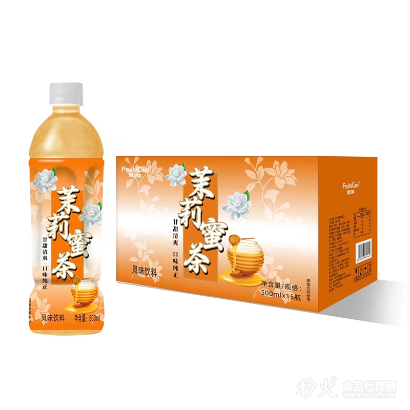 果动爽茉莉蜜茶500mlx15瓶