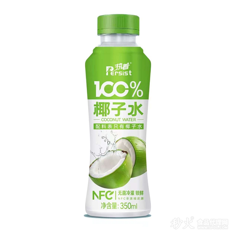 执着100%椰子水350ml