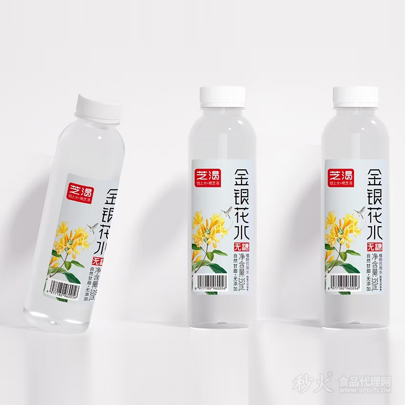 芝渴金银花水350ml