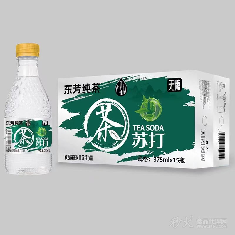 东芳纯茶铁观音茶风味苏打饮料375mlx15瓶