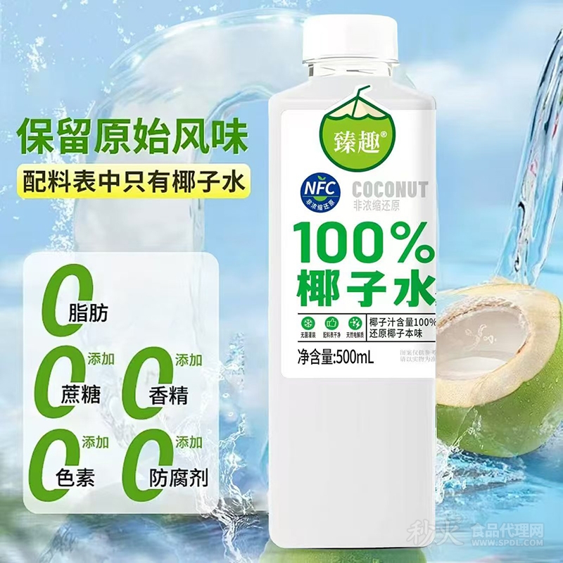 臻趣100%椰子水500ml