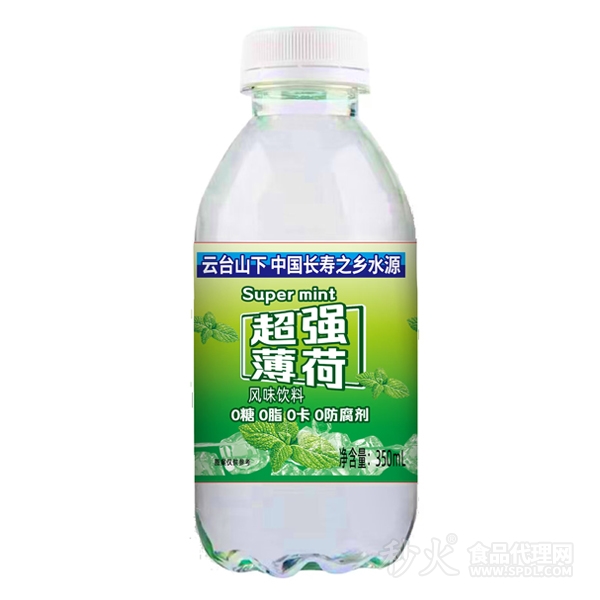 超强薄荷饮品350ml