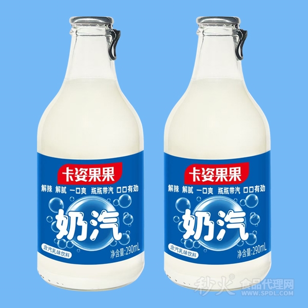 卡姿果果奶汽饮品290ml