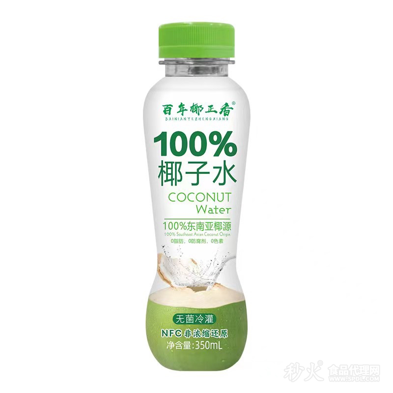 百年椰正香100%椰子水350ml