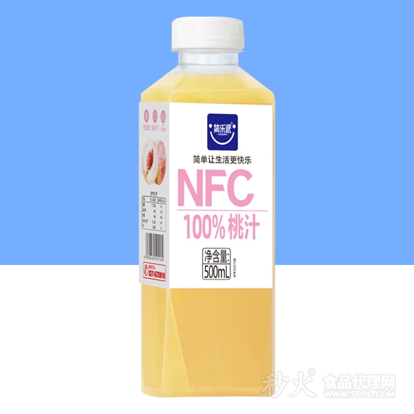 简乐派NFC桃汁饮品500ml