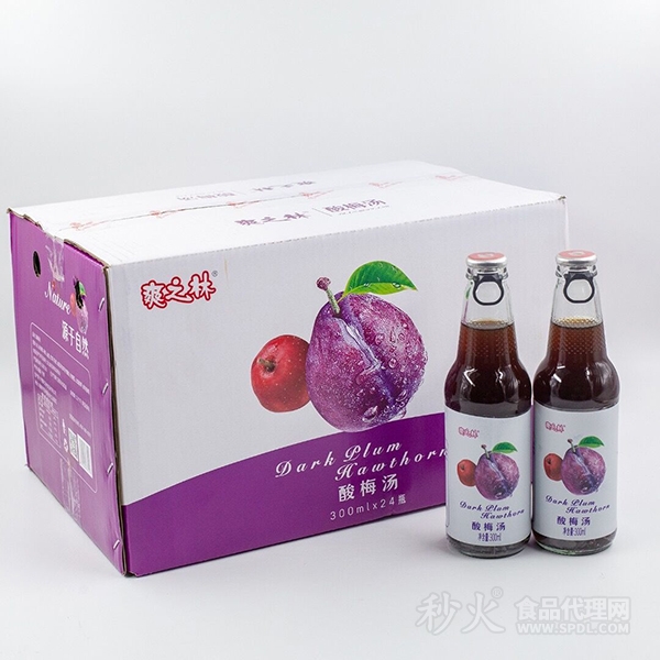 爽之林酸梅汤300mlx24瓶