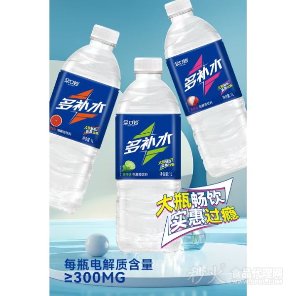 众口妙多补水电解质饮料1L