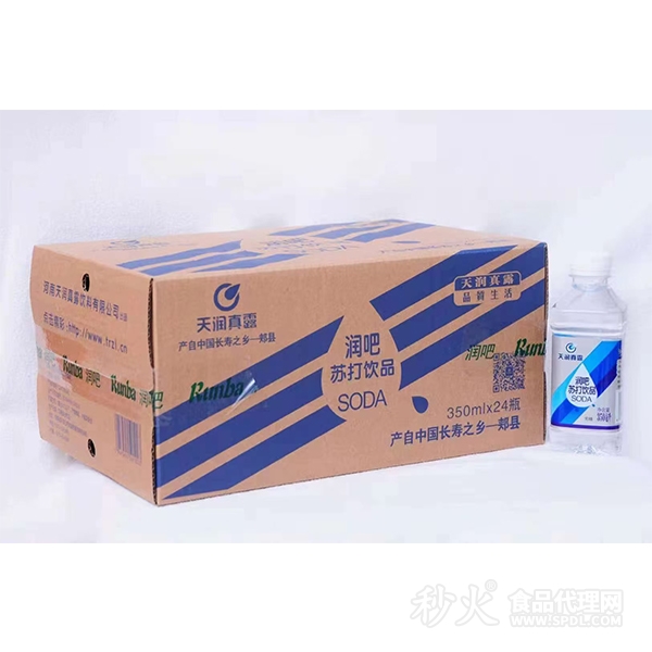 天润真露润吧苏打饮品350ml&#215;24瓶