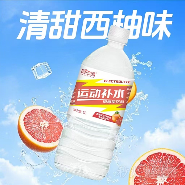 檬品乐西柚味运动补水电解质饮料1L