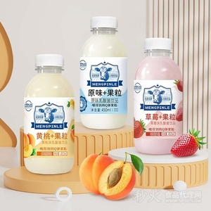 檬品乐果味果粒乳酸菌饮品450ml