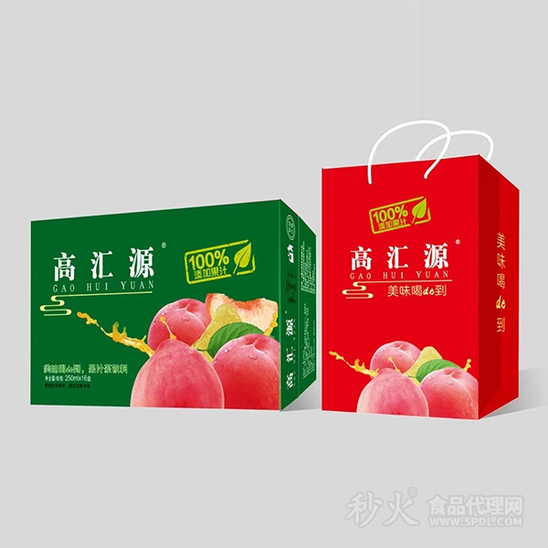 高汇源果汁茶饮料250mlx16盒