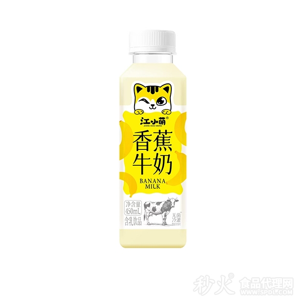 江小萌香蕉牛奶450ml