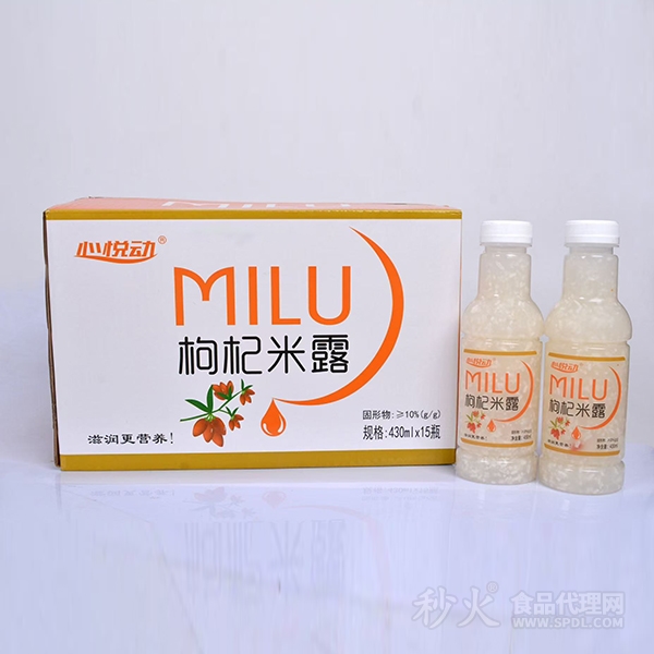 心悦动枸杞米露430mlx15瓶