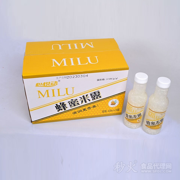 心悦动蜂蜜米露430mlx15瓶