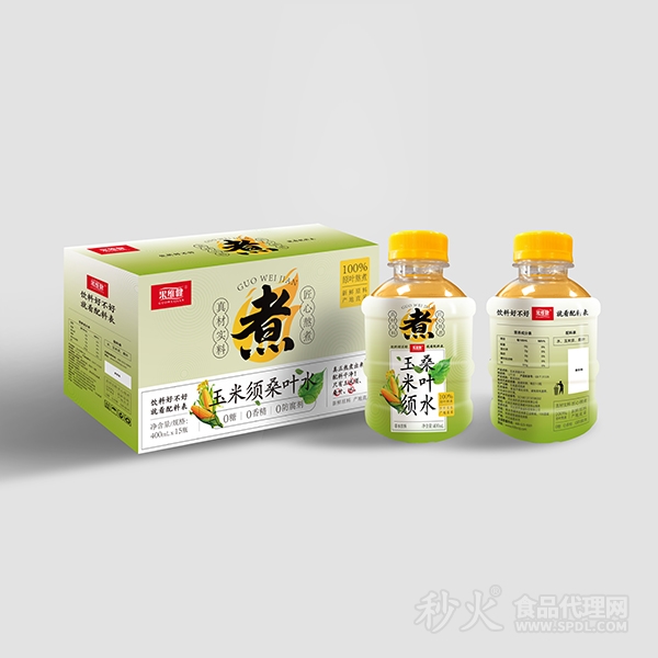 果维健玉米须桑叶水400mlx15瓶