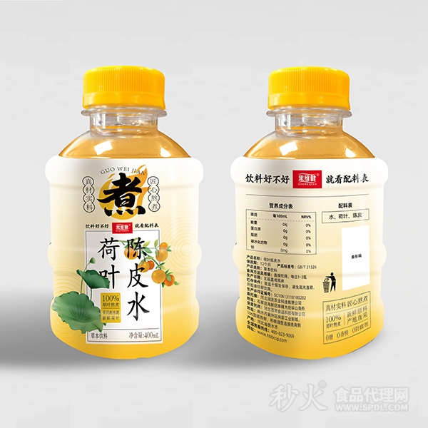 果维健荷叶陈皮水400ml