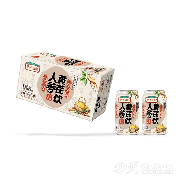 膳养倍健人参黄芪饮350mlx15罐