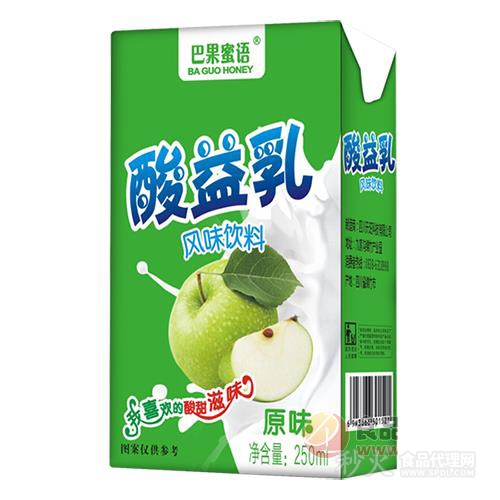 巴果蜜语酸益乳原味250ml