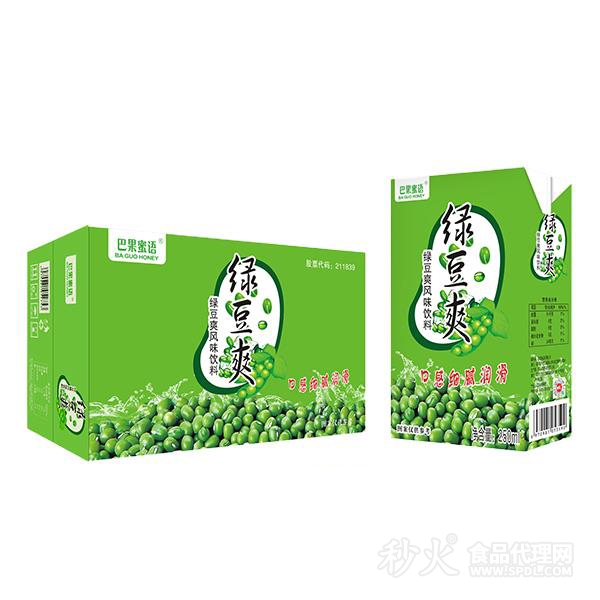 巴果蜜语绿豆爽250ml