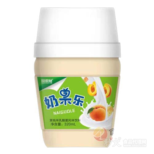 常想知奶果乐黄桃味乳酸菌320ml