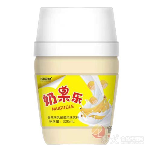 常想知奶果乐香蕉味乳酸菌320ml