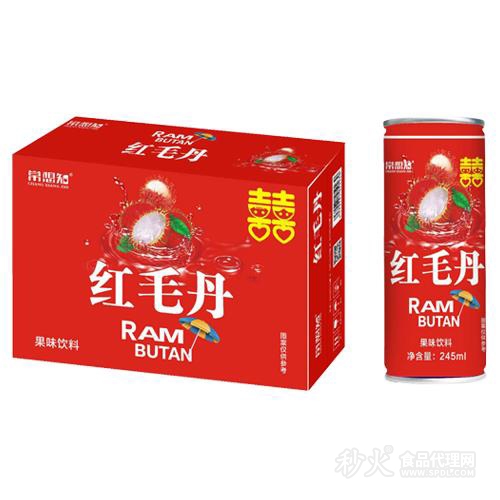 常想知红毛丹果味饮料245ml