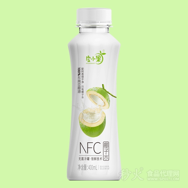 皮小果NFC椰子水400ml