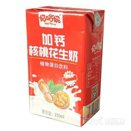 奶哈妮加钙核桃花生奶250ml