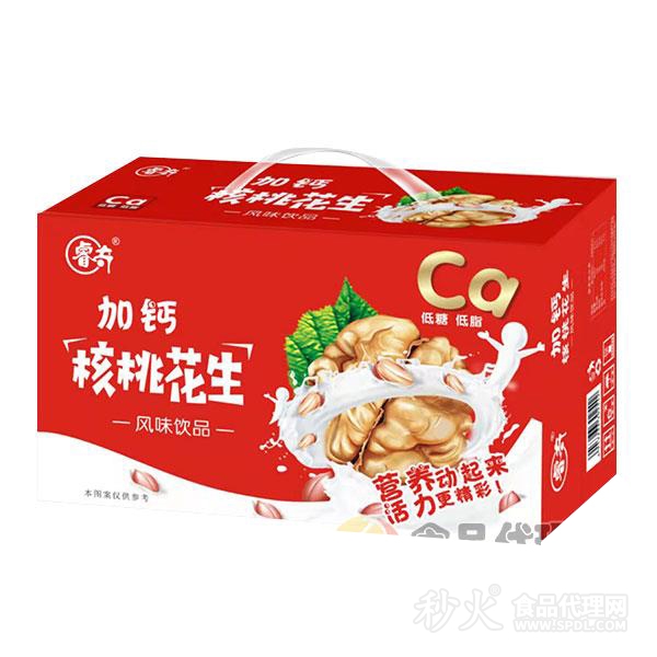 睿奇加钙核桃花生风味饮品