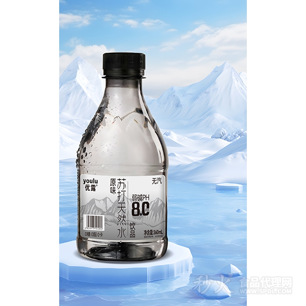 优露原味苏打天然水360ml