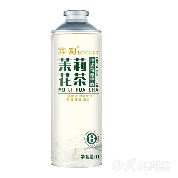 宾利茉莉花茶中式精酿啤酒1L