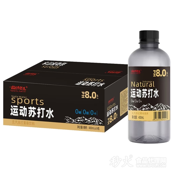 运动范运动苏打水400ml标箱