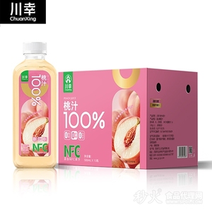 川幸NFC100%桃汁500mlx15瓶