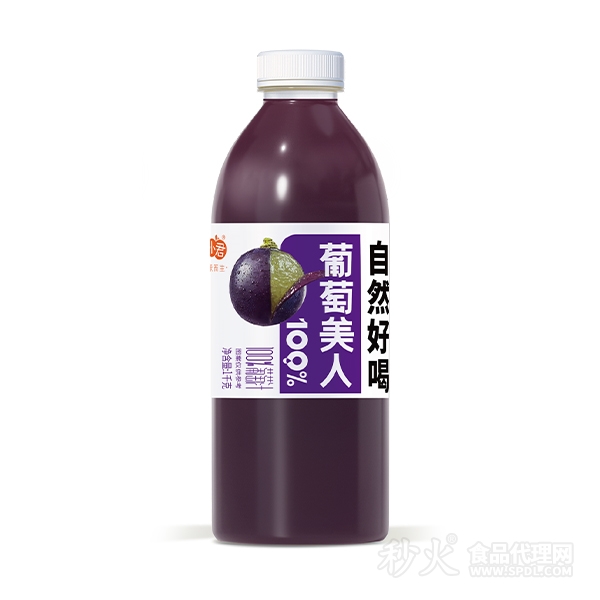 悠小君葡萄没人葡萄汁1kg