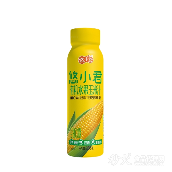 悠小君有机水果玉米汁300g