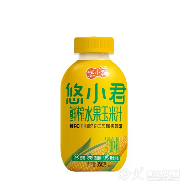 悠小君鲜榨水果玉米汁350g