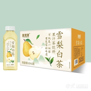 益来多雪梨白茶420mlx20瓶