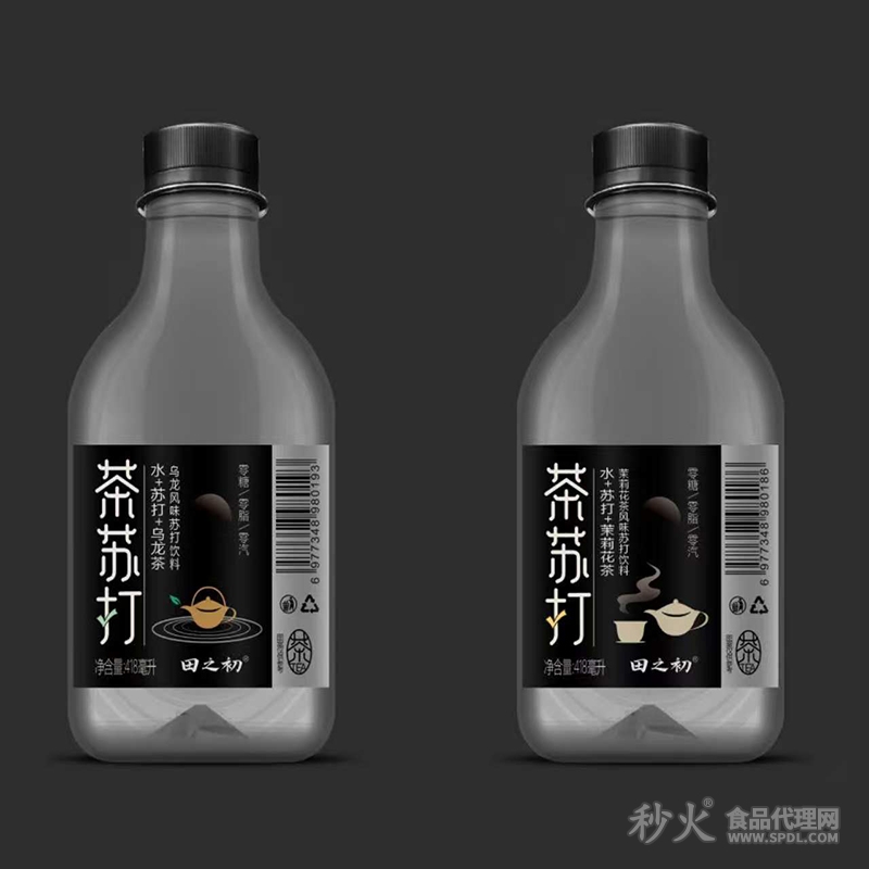 田之初茶苏打418ml