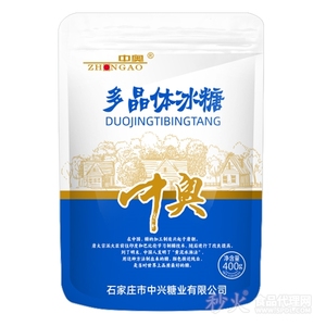 中奥多晶体冰糖袋装400g