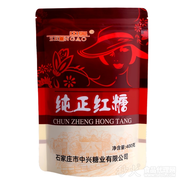 中奥纯正红糖袋装400g
